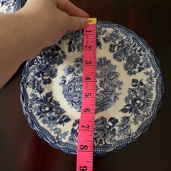 Queens By Churchill Blue Willow Earthenware 9pc Set - Picture 4 of 13